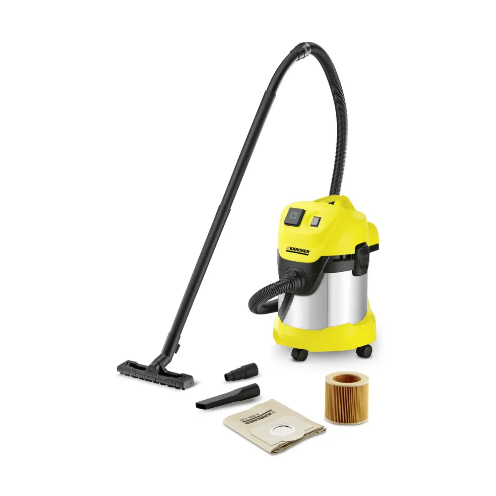 Пылесос строительный Karcher WD 3 P Premium 1.629-891.0, 1000 Вт, 17 л 81944534 STLM-2043421  - Вид №4