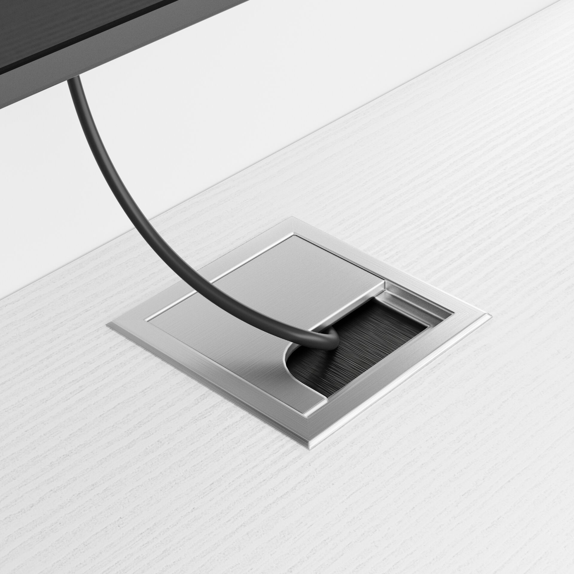 Подвесной ТВ-шкаф из меламиновой ткани с системой кабельных втулок Mobili Fiver X ARCH-00125478 - Вид №6