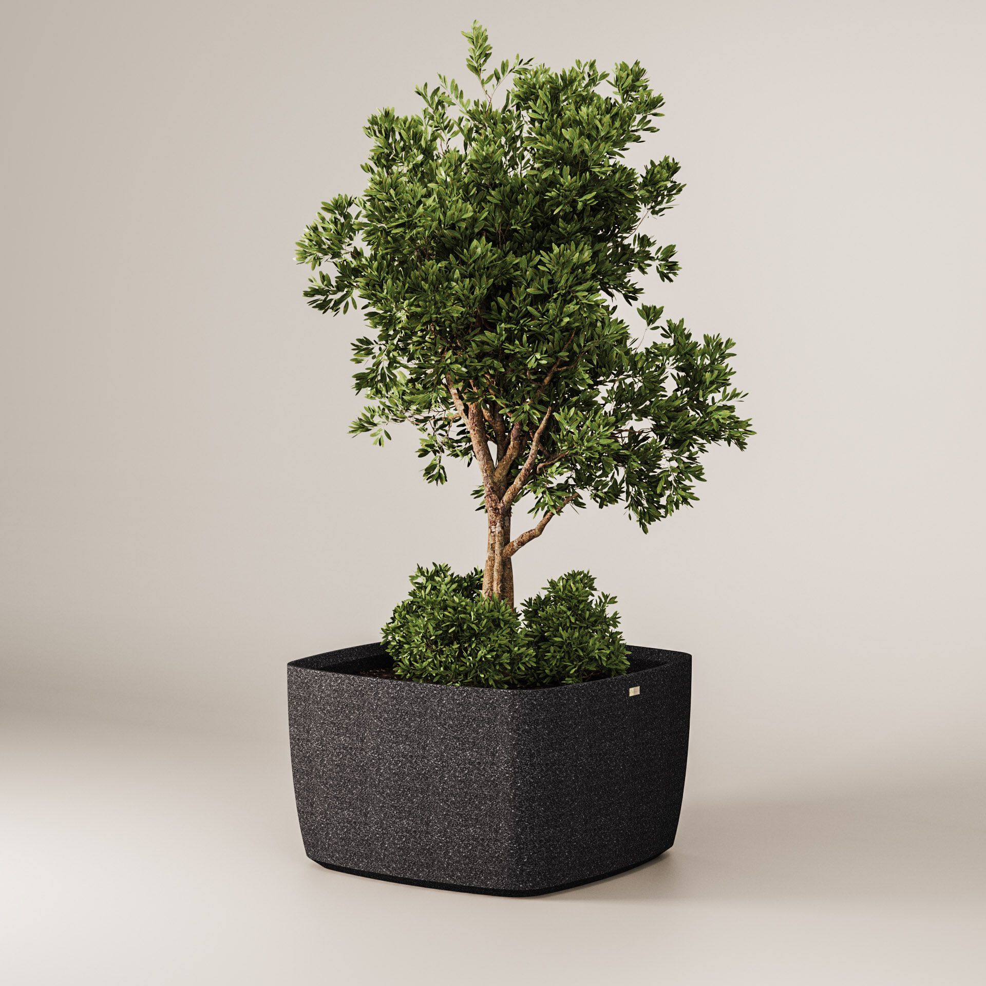 Бетонная квадратная плантатор Kremen ARCH-00045097 - Вид №4