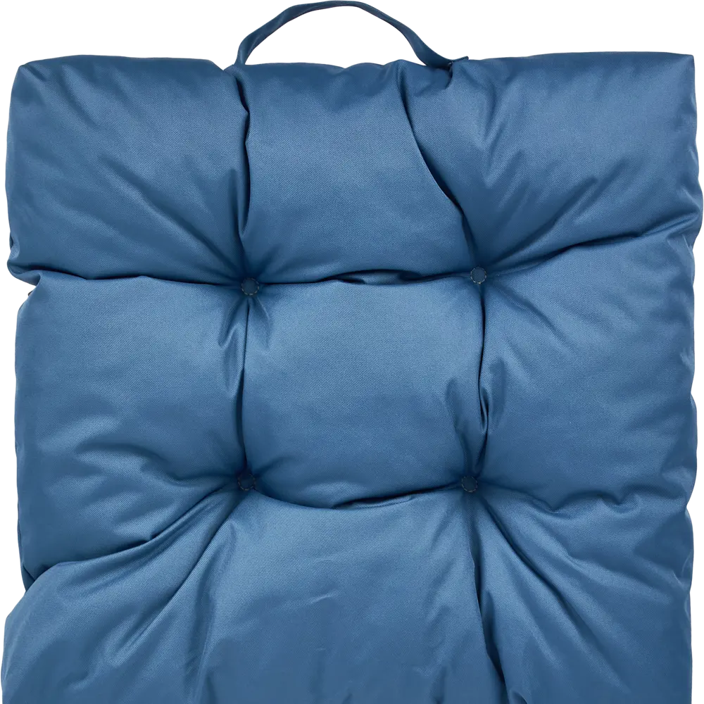 Сидушка для пикника Linen Way 50x50 см цвет серо-синий Уличная подушка STLM-2186905