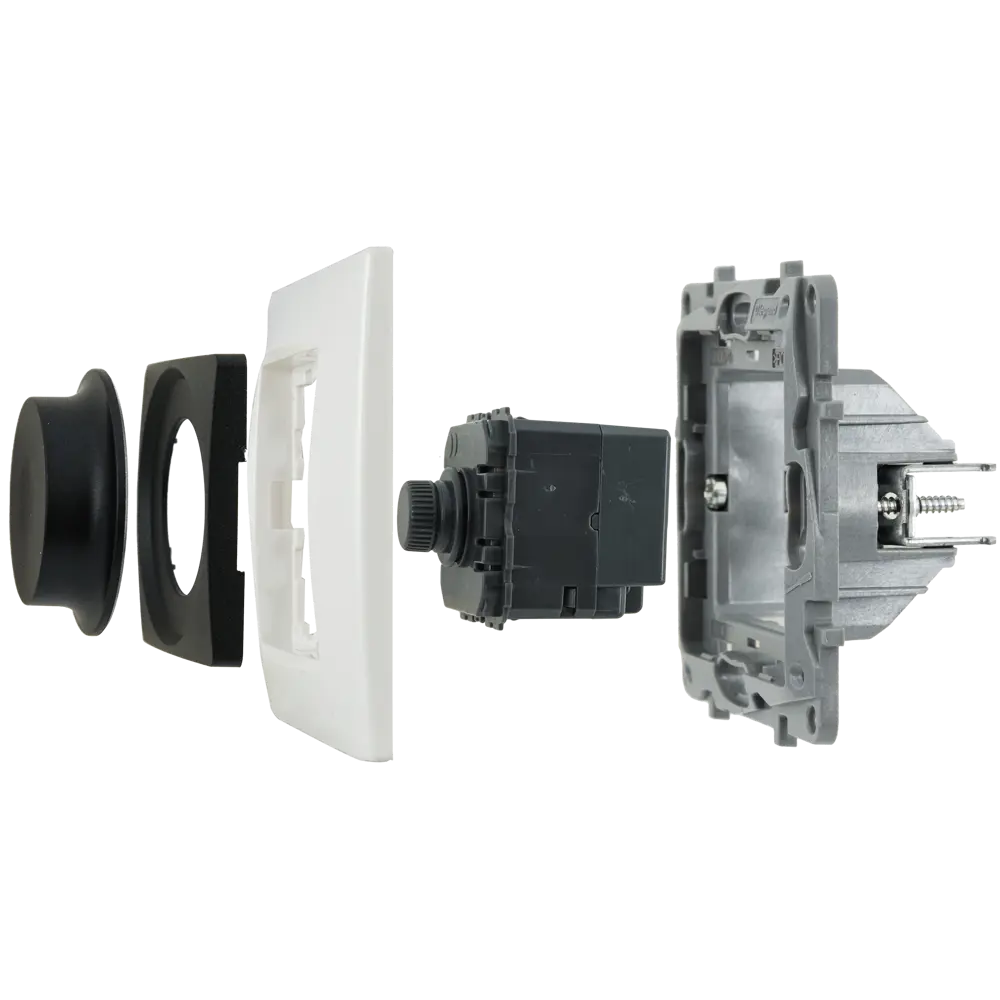 Legrand Etika - Диммер встраиваемый антрацит 300 Вт 82496722 STLM-0028731 - Вид №6