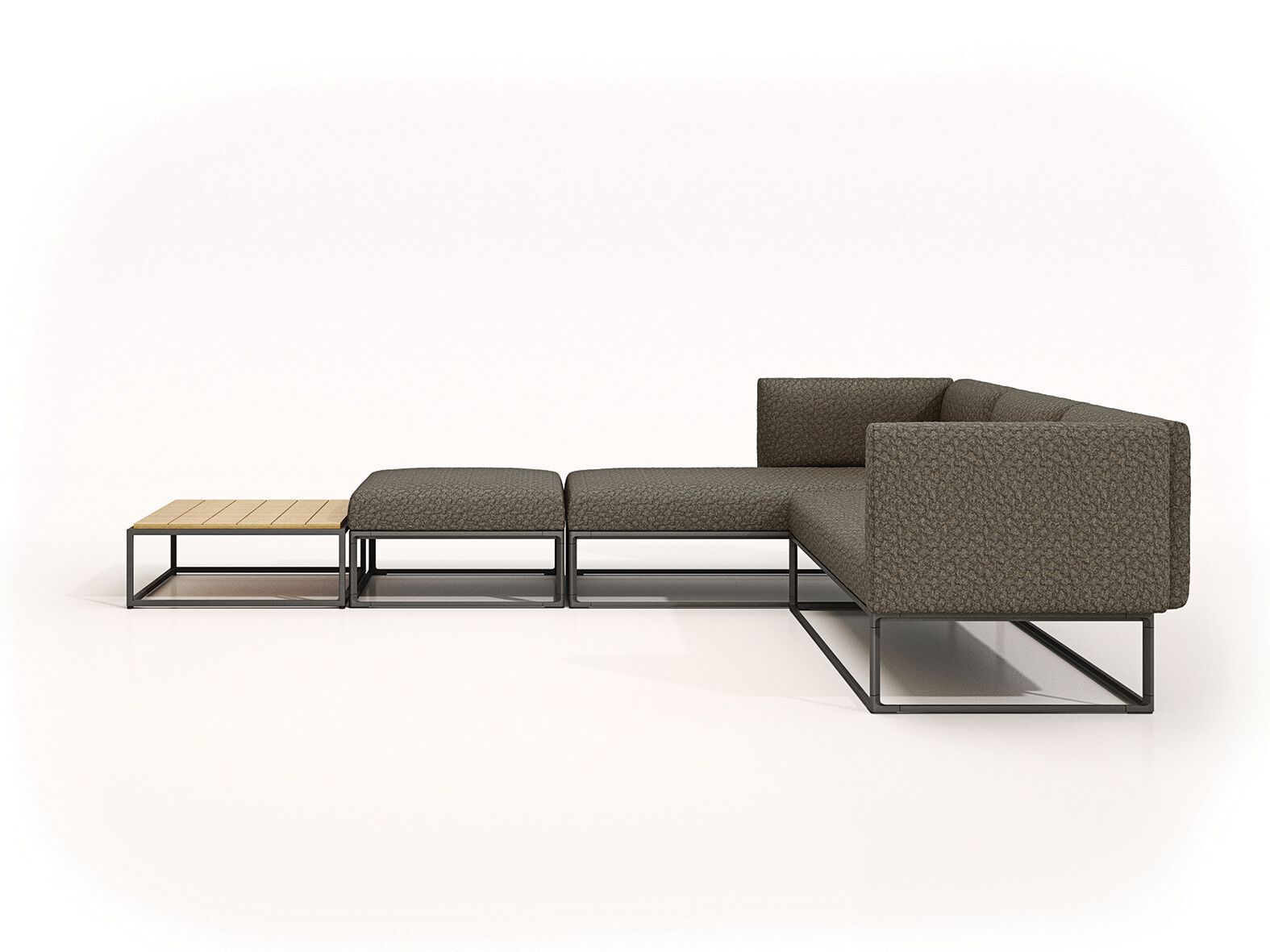 Ткань квадратный сад пуфик Gloster Майя ARCH-00137186 - Вид №2