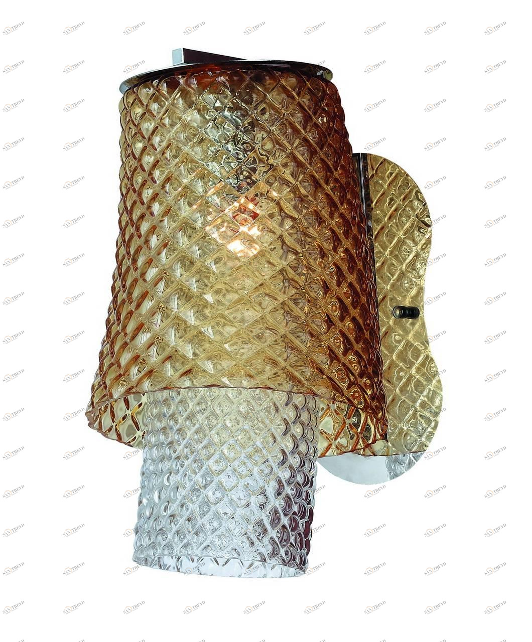 Бра Divinare Miracolo 1152/02 AP-1 DIVINARE ОРИГИНАЛЬНЫЕ 078426 Золото;коричневый;прозрачный 