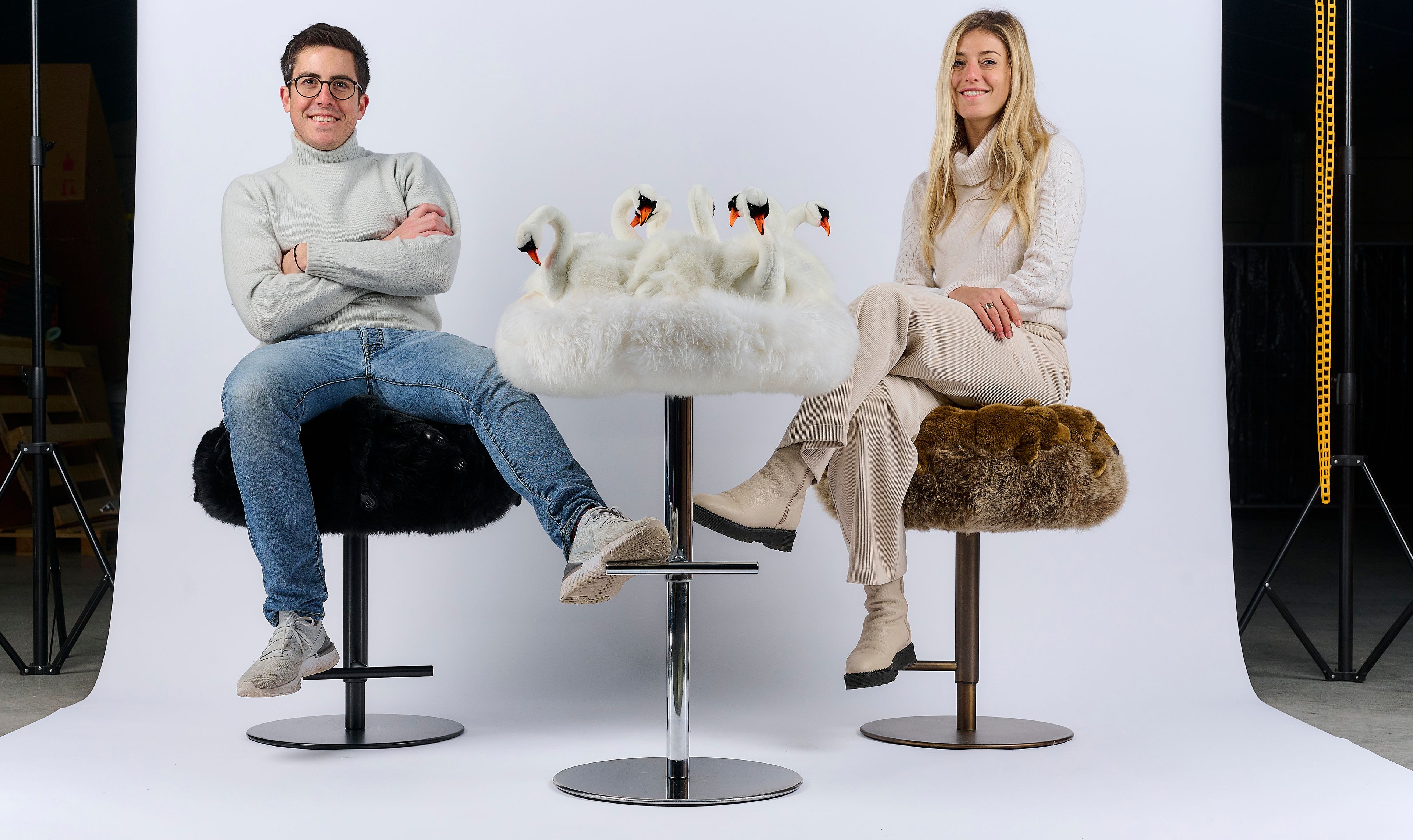 Регулируемая высота полиэстер мягкий стул APCOLLECTION Grizzly ARCH-00125267 - Вид №11