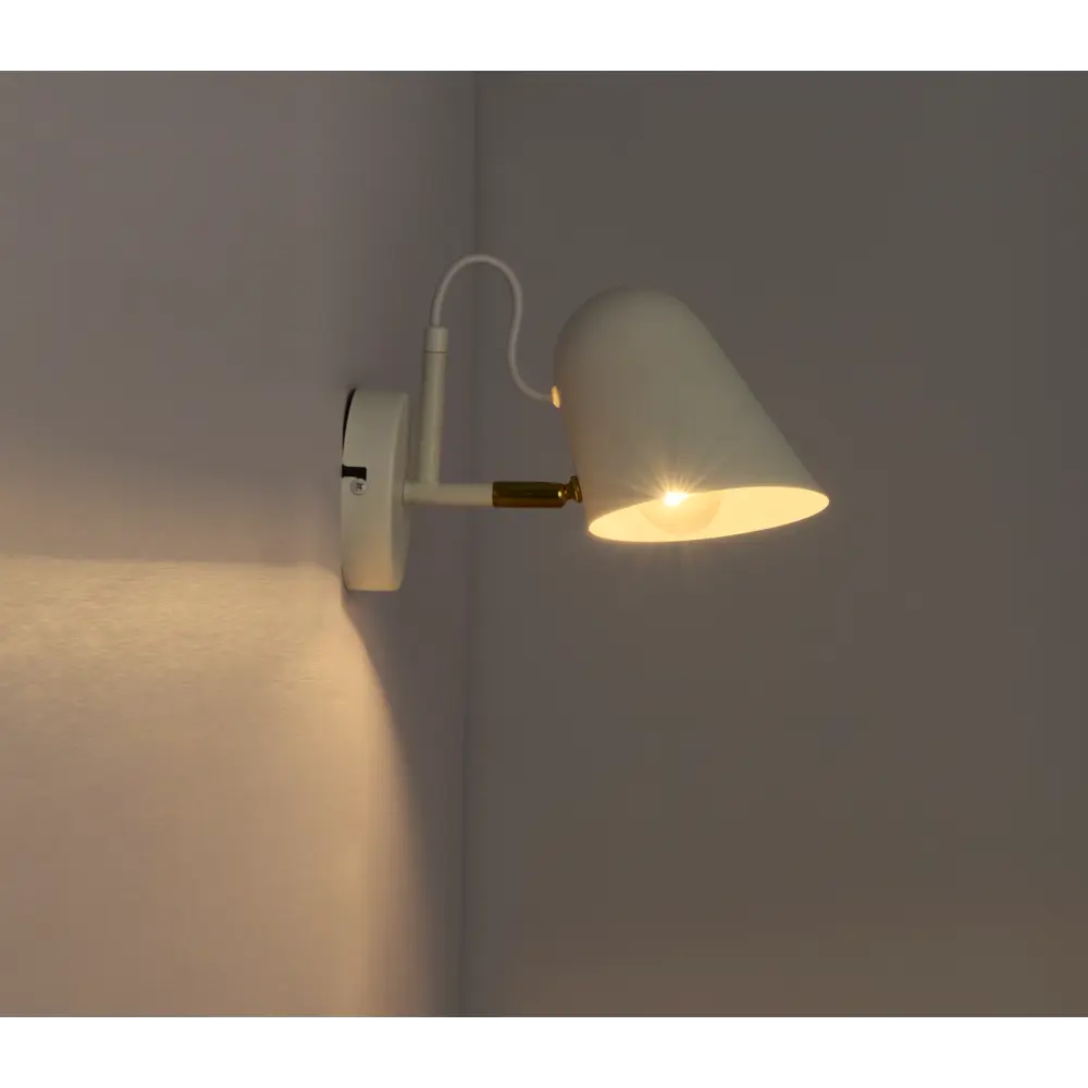 Светильник бра настенный KREAFORTA Sarro цвет белый STLM-2105602