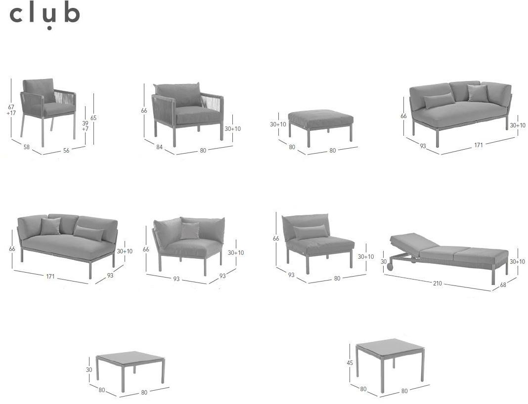 solpuri Квадратный стеклянный садовый журнальный столик Club sun-id-1427384 - Вид №4