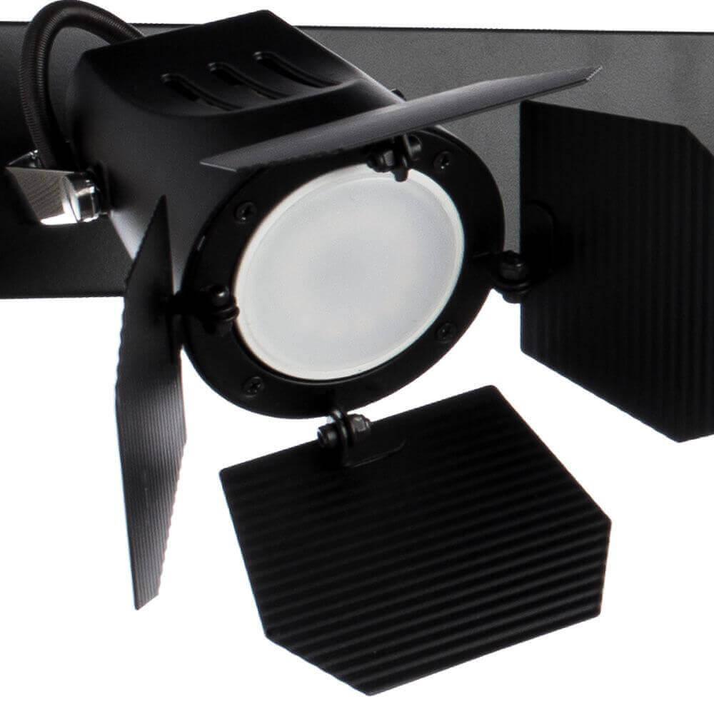 Спот потолочный черный Arte Lamp Cinema A3092PL A3092PL-4BK ARTE LAMP CINEMA ЧЕРНЫЙ 00-3891102 Черный  - Вид №1