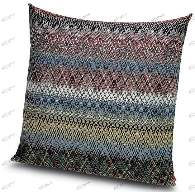 MissoniHome Подушка из ткани жаккардового цвета с затемненным зигзагом Winter garden sun-id-1495769