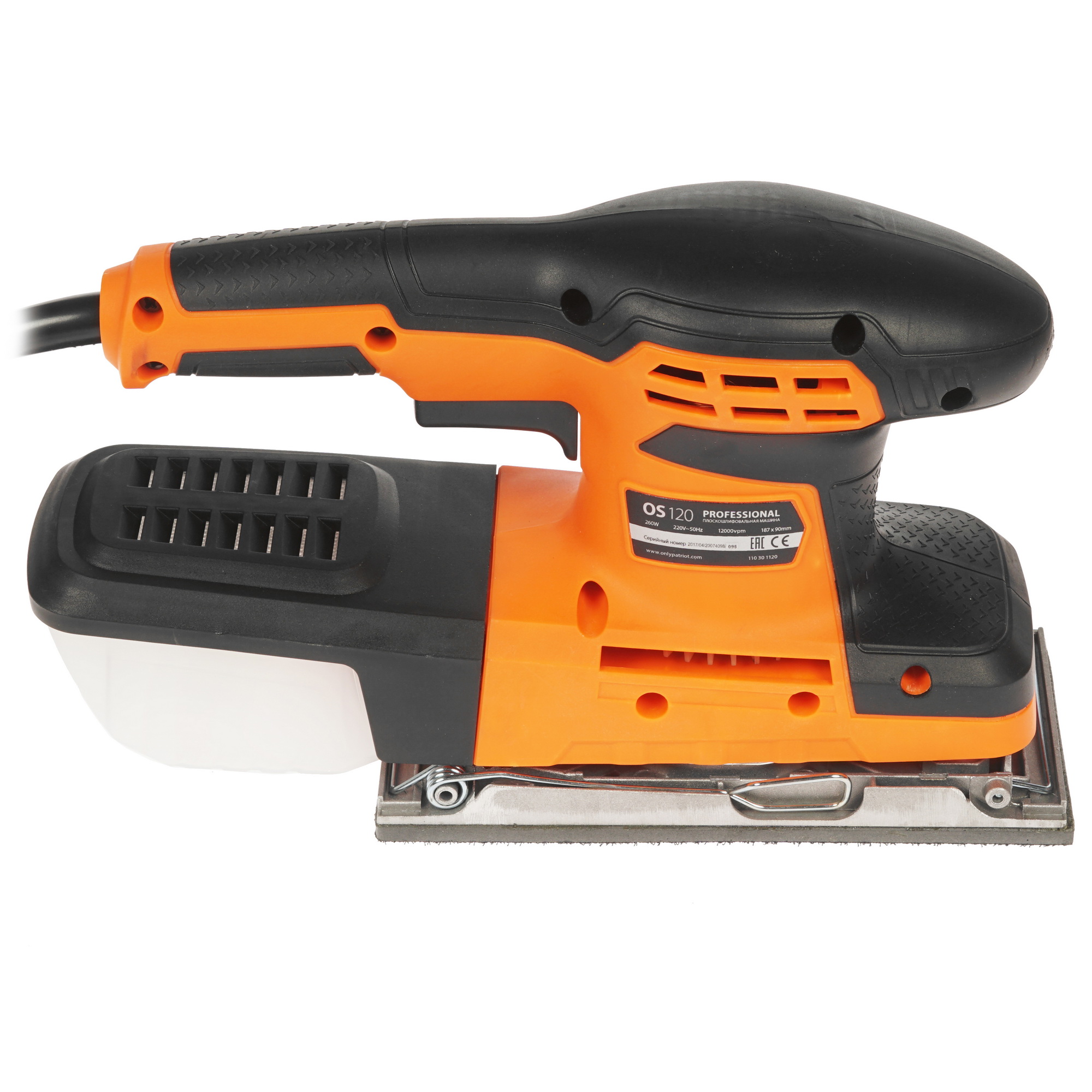 Виброшлифовальная машина Patriot OS 120 8112084 STDN-0015734 - Вид №3