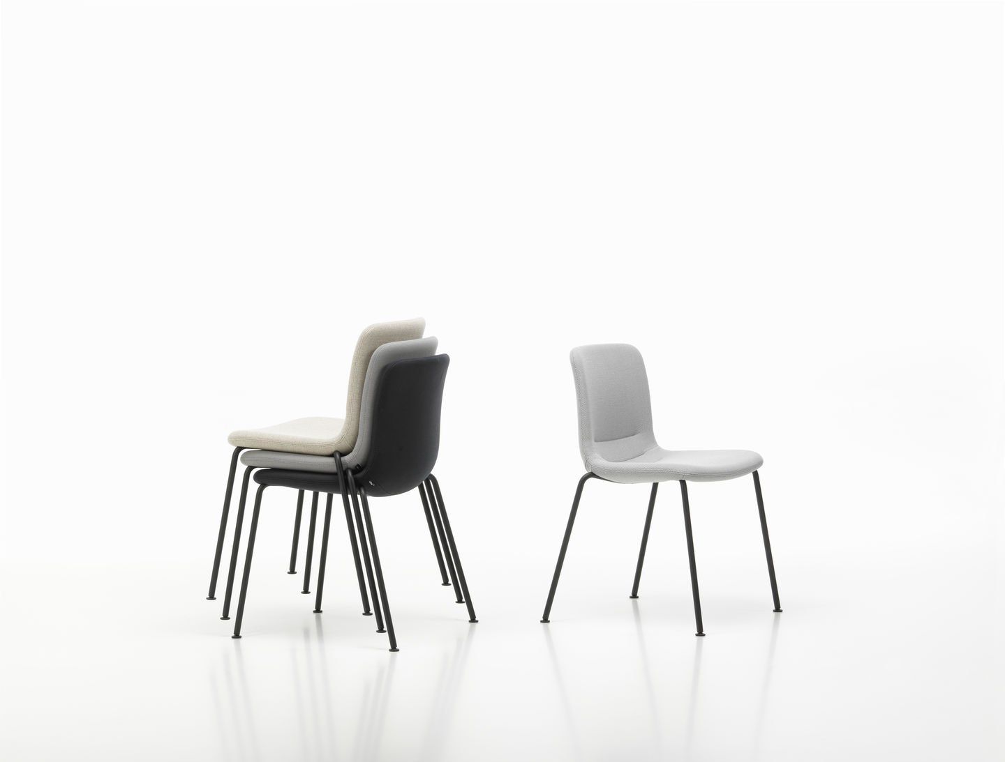 Штабелируемый стул с мягкой тканью VITRA Hal Soft ARCH-00029111 - Вид №7