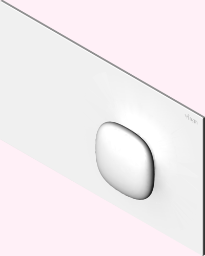 Системная техника  Панели смыва/принадлежности  Панели смыва для унитазов  Visign for More VIEGA 773 496 2) Модель 8622.1 Santreyd  - Вид №8