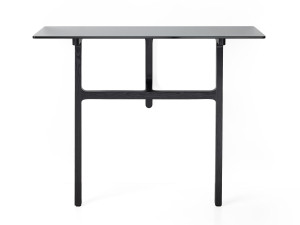 Консоль из дерева и стекла