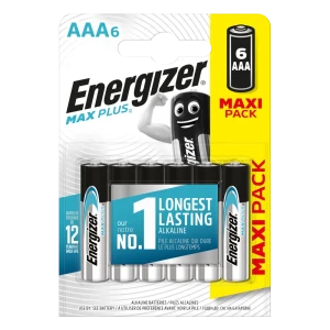Батарейка Energizer Max Plus AAA (LR03) алкалиновая 6 шт.