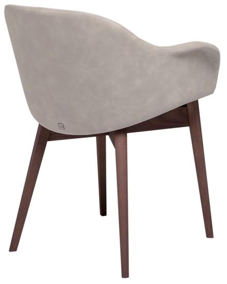 Tonin Casa Мягкое кресло из экокожи на деревянной основе sun-id-1515001 - Вид №2