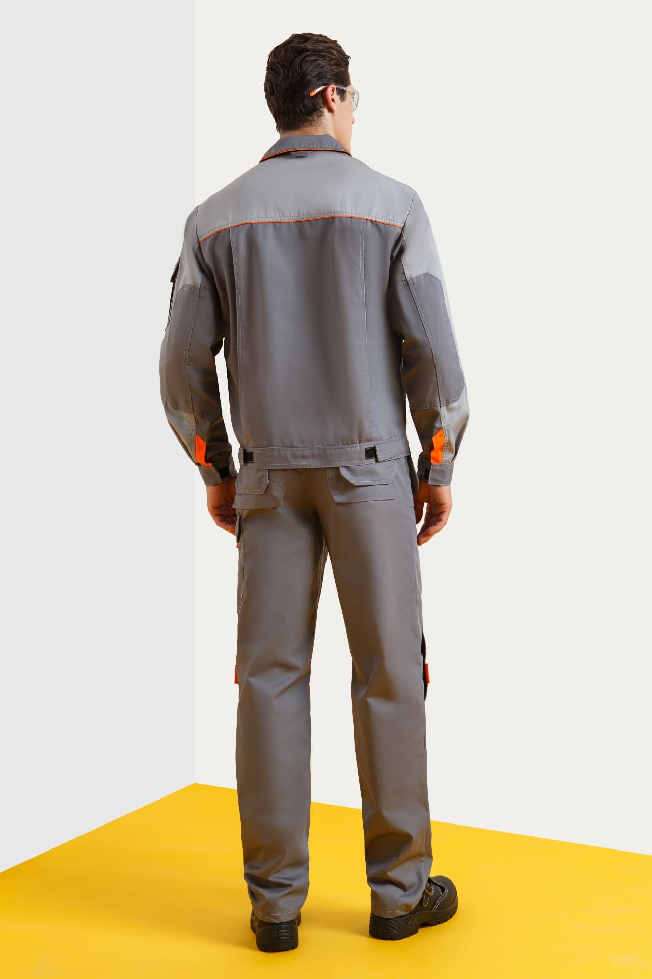 5027470 Костюм "Профессионал-2" темно-серый со светло-серым  Летняя спецодежда  размер 56-58/158-164  - Вид №8