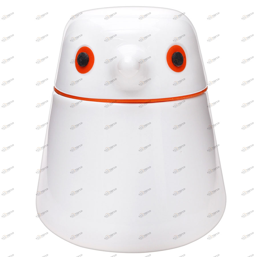 Банка для хранения 400 мл оранжевая Birdie QDO  00-3872099 Белый;оранжевый 