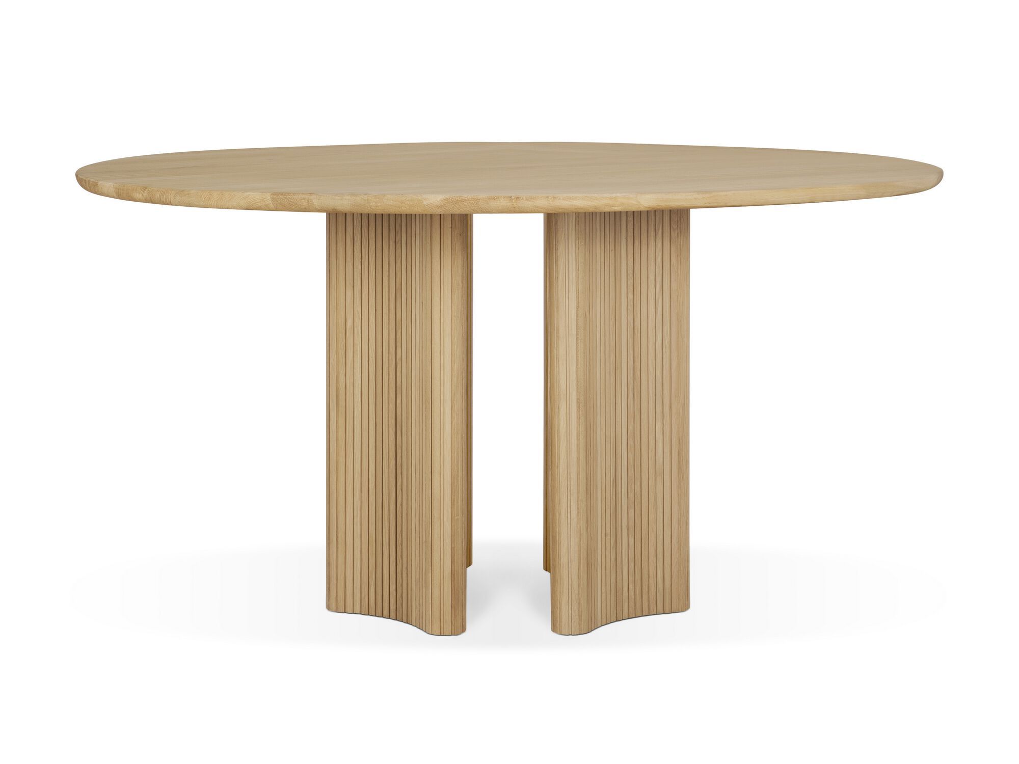 Круглый дубовый обеденный стол Ethnicraft Roller Max ARCH-00142907 - Вид №3