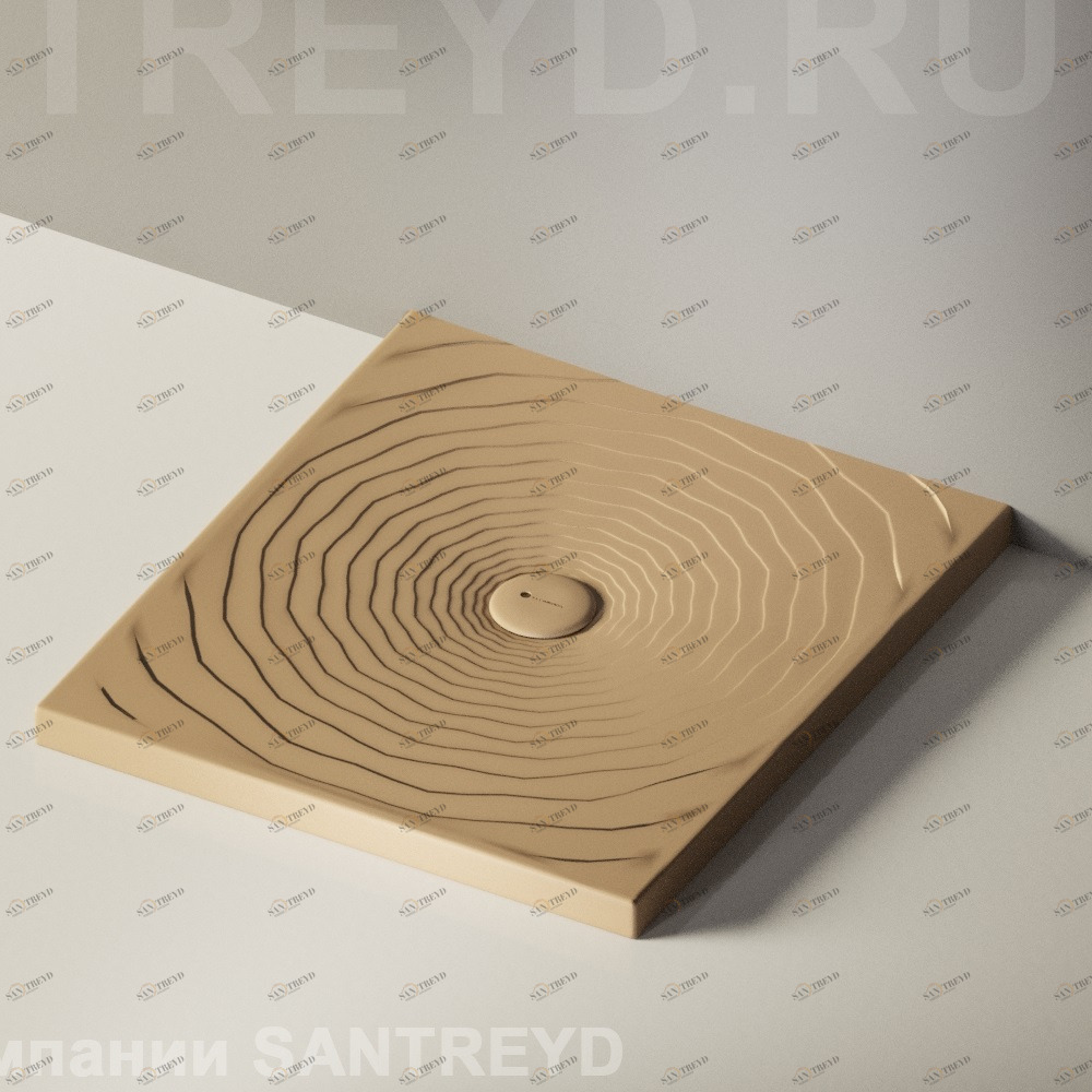 Flaminia WATER DROP Душевой поддон 80 см коричневый DR80.9004 Ceramica Flaminia DR809004