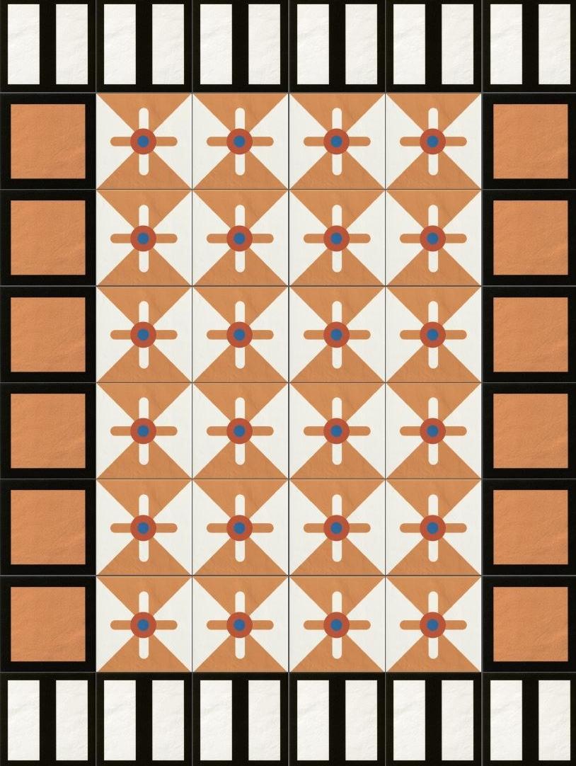 Mutina Настенная / напольная плитка из глазурованного керамогранита Mattonelle margherita sun-id-1360059 - Вид №3