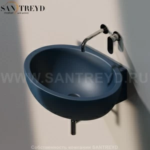 DP4827016 Подвесная раковина настенная овальная Ceramica Flaminia Dip