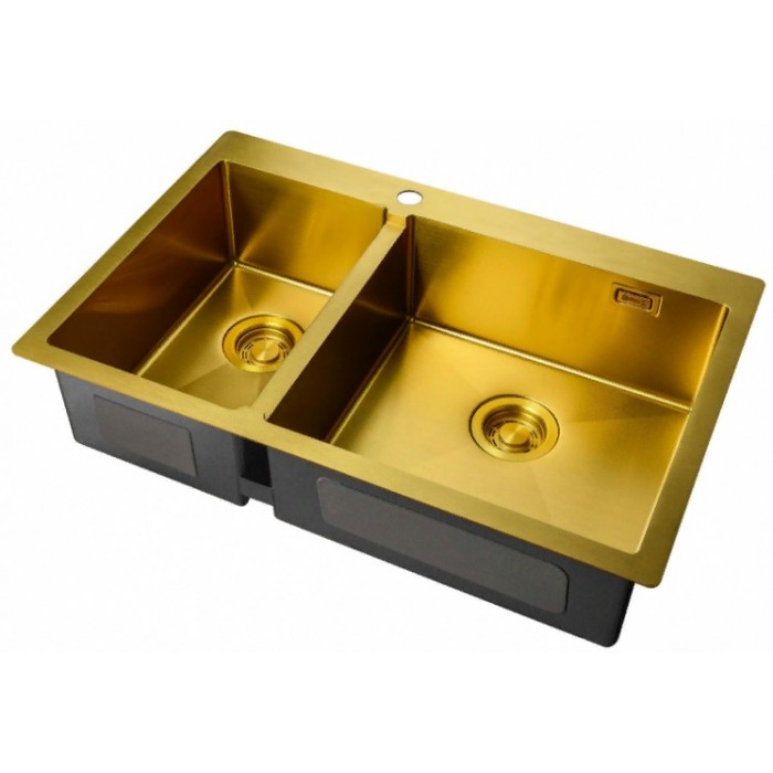 Zorg ZL R-780-2-510 R Bronze Мойка кухонная прямоугольная Zorg  - Вид №1