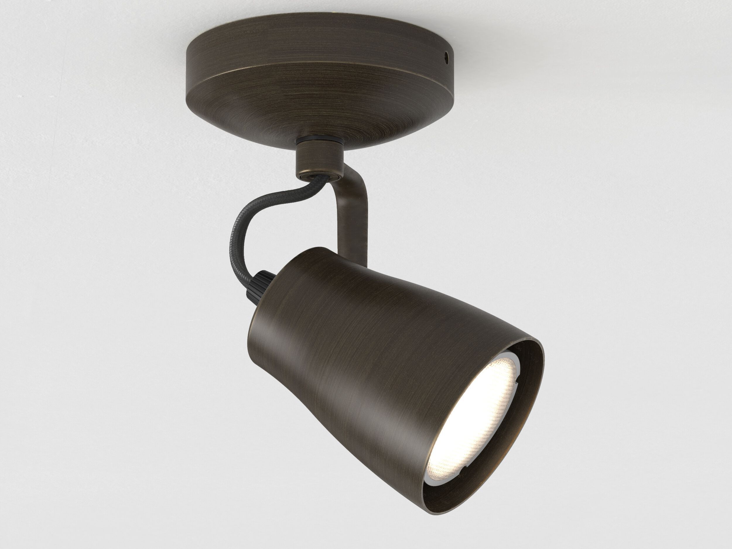 Круглый регулируемый потолочный алюминиевый прожектор Astro Lighting JUNO SINGLE ARCH-00096676