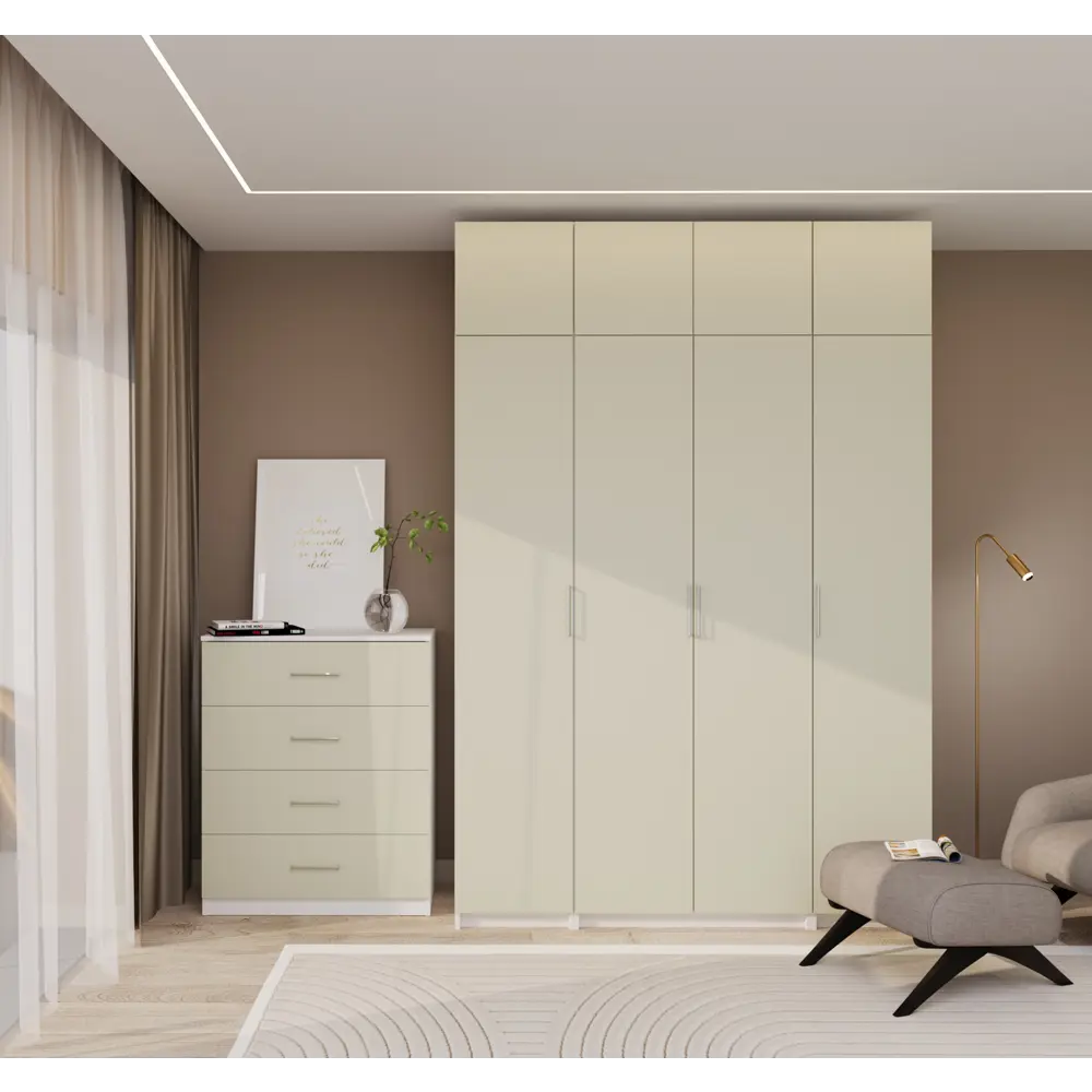 Фасад комода Лион Дигора 79.6x22x1.6 см ЛДСП цвет зеленый Santreyd STLM-2128663 - Вид №6