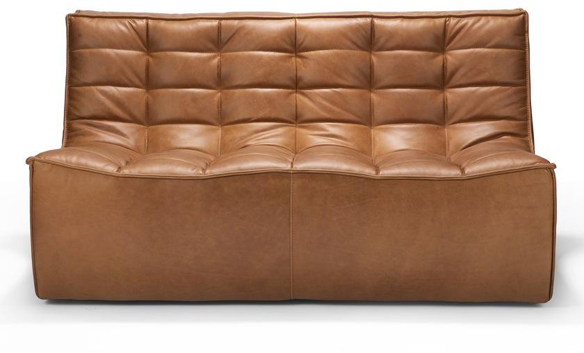 Ethnicraft 2-х местный кожаный диван N701 20083 - Вид №4