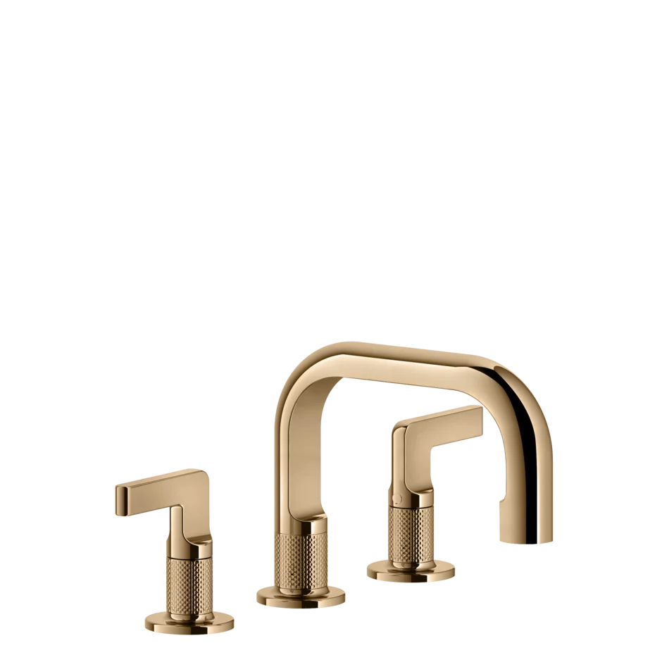 Группа умывальников 58011 735 Gessi Inciso ТЕПЛАЯ БРОНЗА PVD 58011735