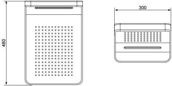 KRION Настенная лейка дождевого душа Touch sun-id-1362990 - Вид №3