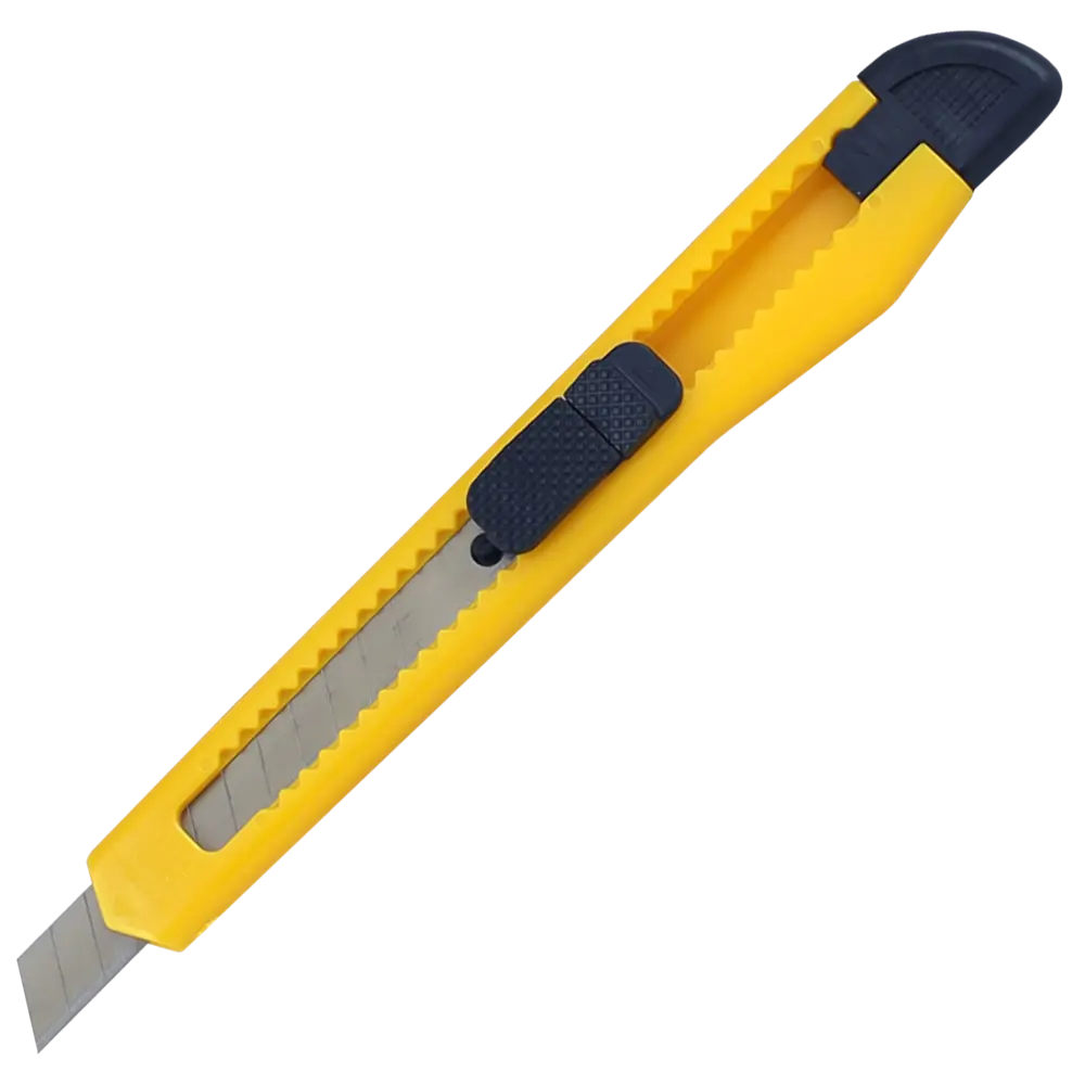 Нож строительный Ultima 119034 пластиковый корпус сегментное лезвие 9 мм STLM-2172261