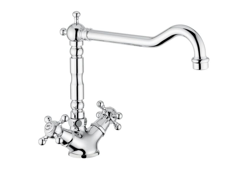 Смеситель для кухни из хромированной латуни Bugnatese REVIVAL ARCH-00146041