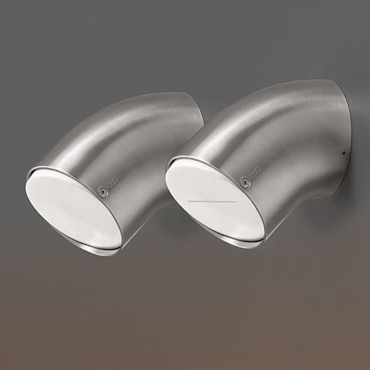 Регулируемый набор для душа головы, Delrin® конец с дождевой струей и водопадом струей  FRE183 CEADESIGN  - Вид №1