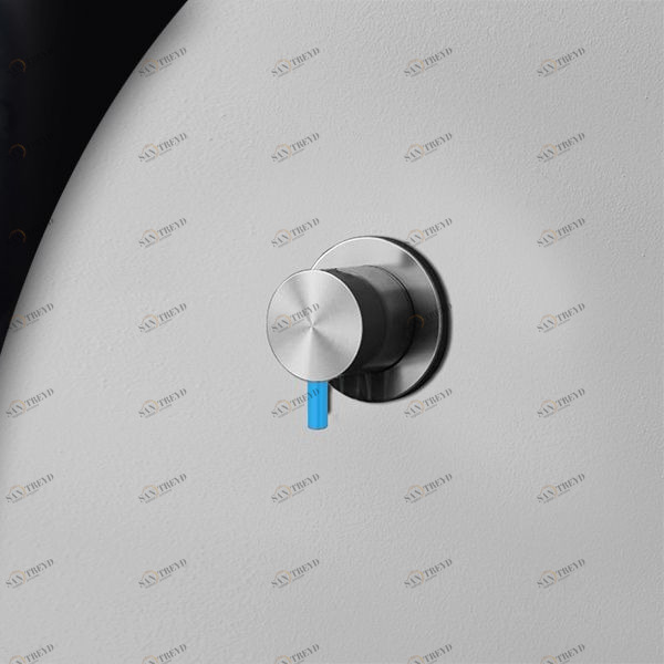 Девиатор трёхрежимный матовая сталь с синей ручкой Toki Radomonte TKI11SCIL26