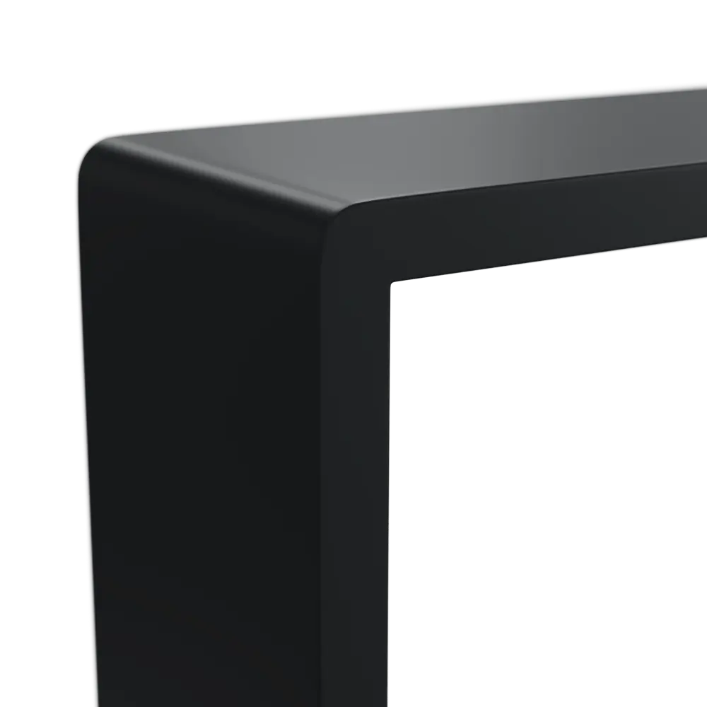 Полка настенная Spaceo 20x20 см/24x24 см/28x28 см МДФ цвет чёрный 3 шт STLM-2051960 - Вид №2