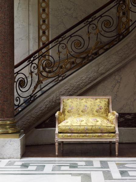 LELIEVRE Шелковая ткань с цветочными мотивами Pompadour sun-id-1371453 - Вид №3