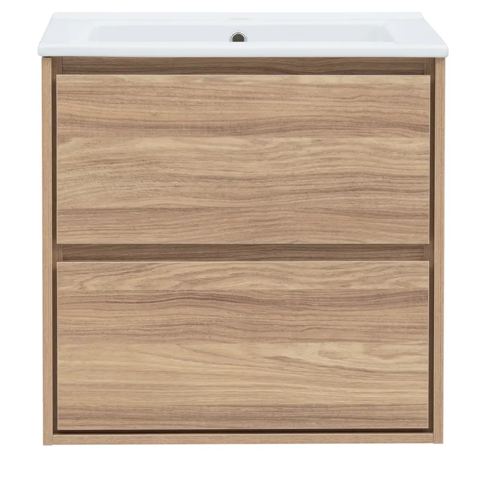 KONSENSA Подвесная тумба под раковину Мокка 2.0 64.6 см цвет ячменный дуб 89379104 STLM-1518102 - Вид №6