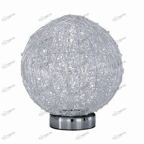 Настольная лампа Ideal Lux Emis TL1 D16 IDEAL LUX ИНТЕРЬЕРНЫЕ 080737 Серебро 