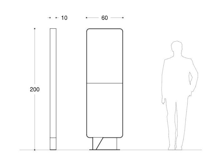 Двухсторонний металлический тотем DIMCAR PopUp ARCH-00125709 - Вид №2