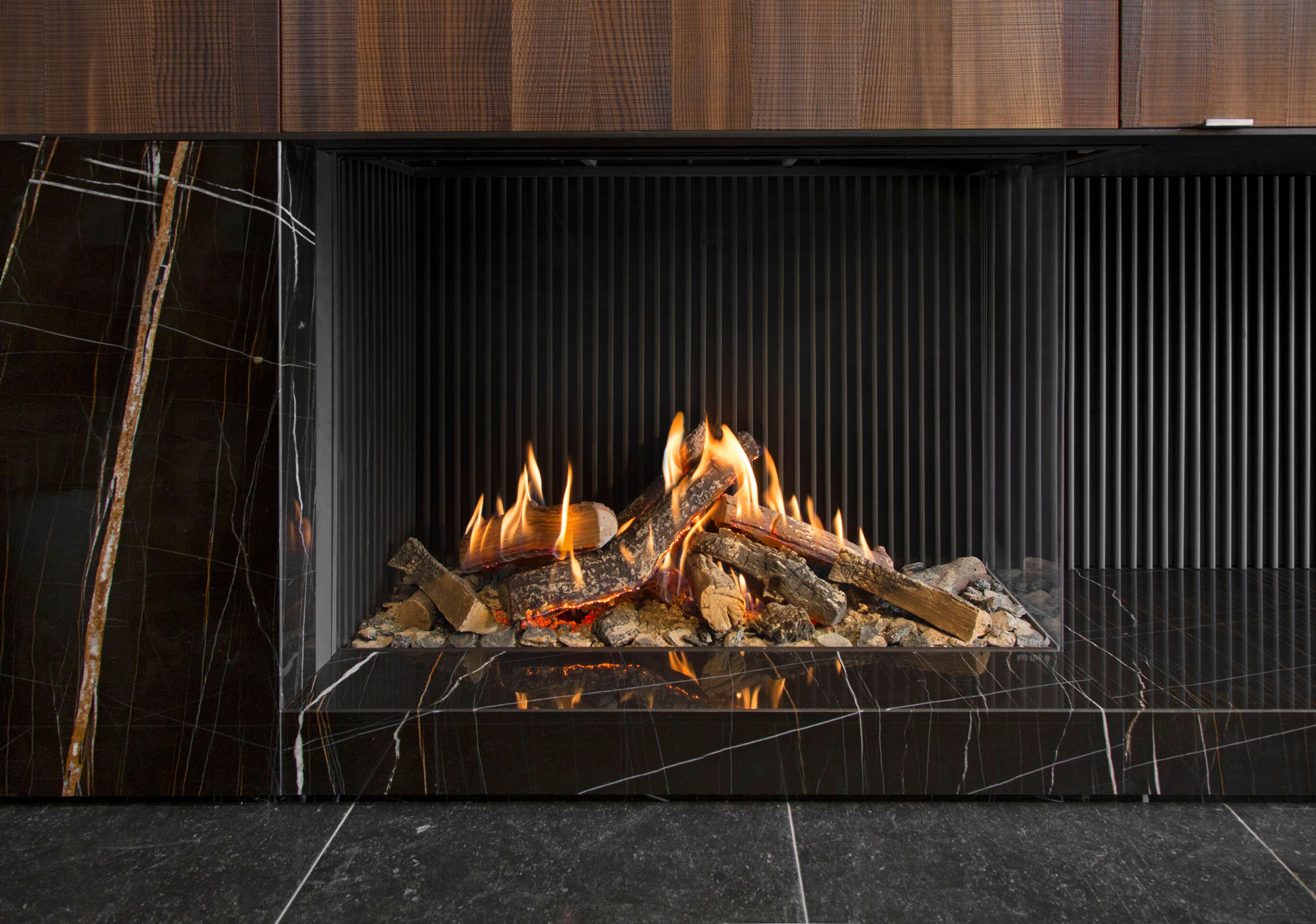 Газовый угловой камин KALFIRE GP110/75C ARCH-00053097 - Вид №2