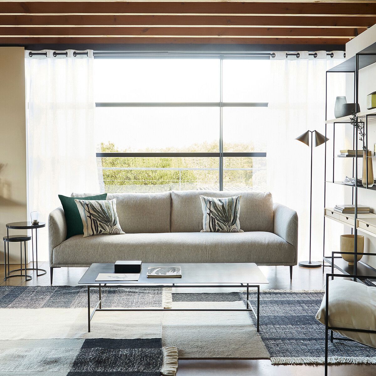 Круглый штабелируемый журнальный столик из агата AMPM ANAXIMÈNE ARCH-00136257 - Вид №5