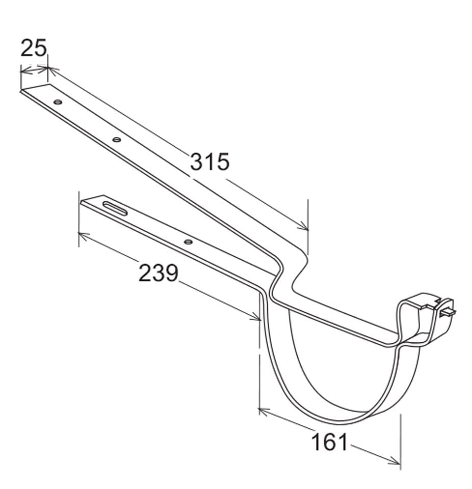 Двойной аист для желоба 145 First Corporation First Plast ARCH-00043892 - Вид №2