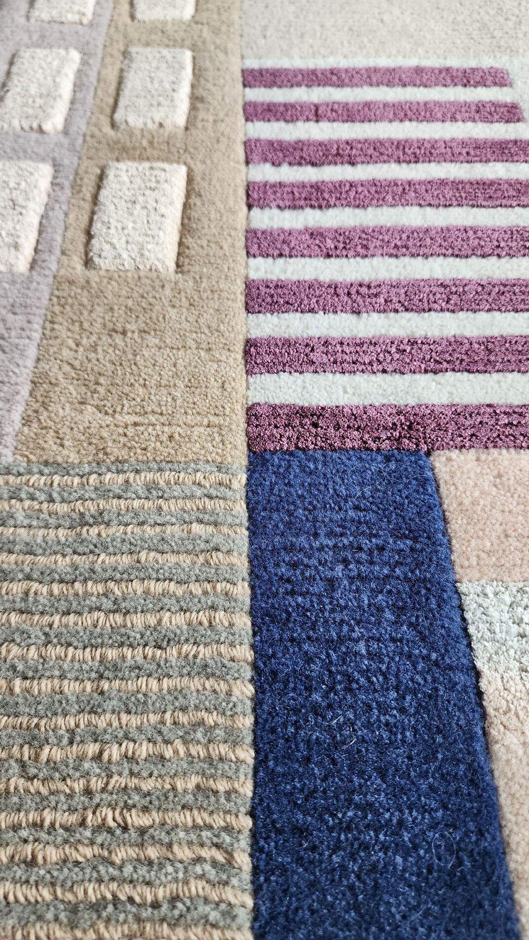 Прямоугольный ковер ручной работы Tapis Rouge абстракция ARCH-00088900 - Вид №6