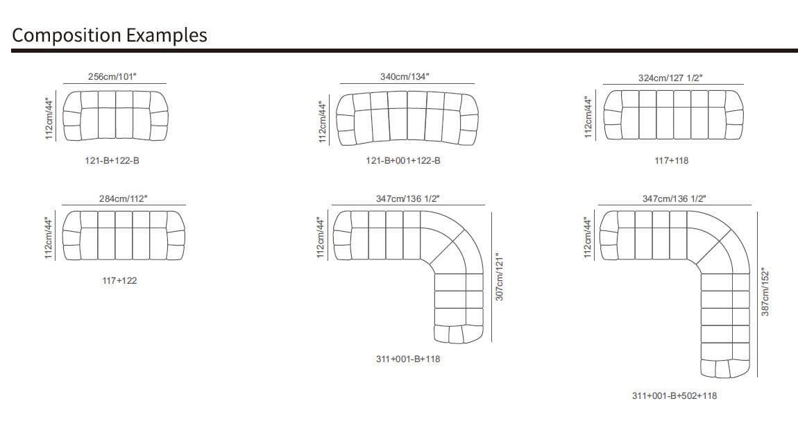 4-местный тканевый диван CAMPO DE' FIORI KANAWA ARCH-00089118 - Вид №19