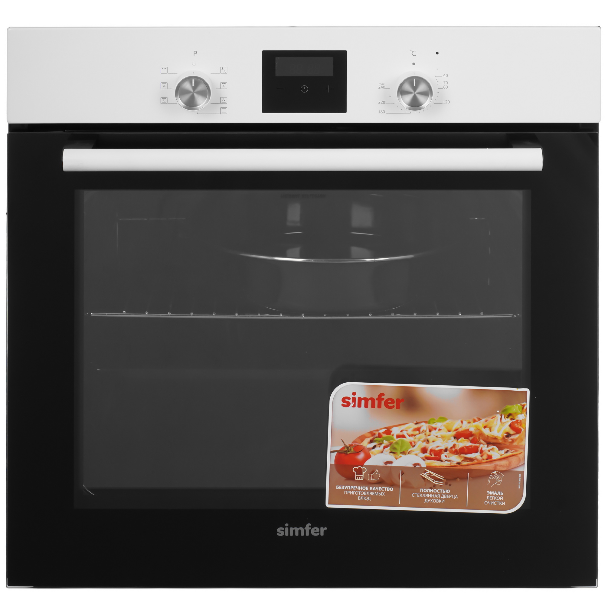 9280266 Духовой шкаф электрический Simfer B6EW56070 + Варочная поверхность газовая Simfer H60Q40W470 STDN-0019759 - Вид №1