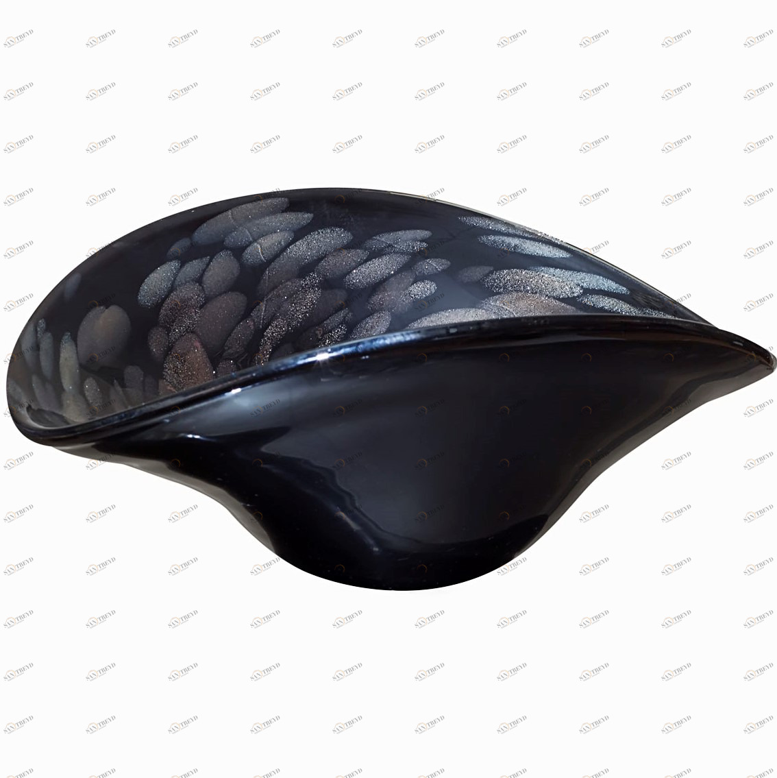 Ваза стеклянная черная 20х28 см от Garda Decor GARDA DECOR - 045409 Черный 