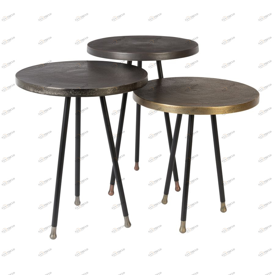 Набор столиков Alim, 3 шт Dutchbone 2300073