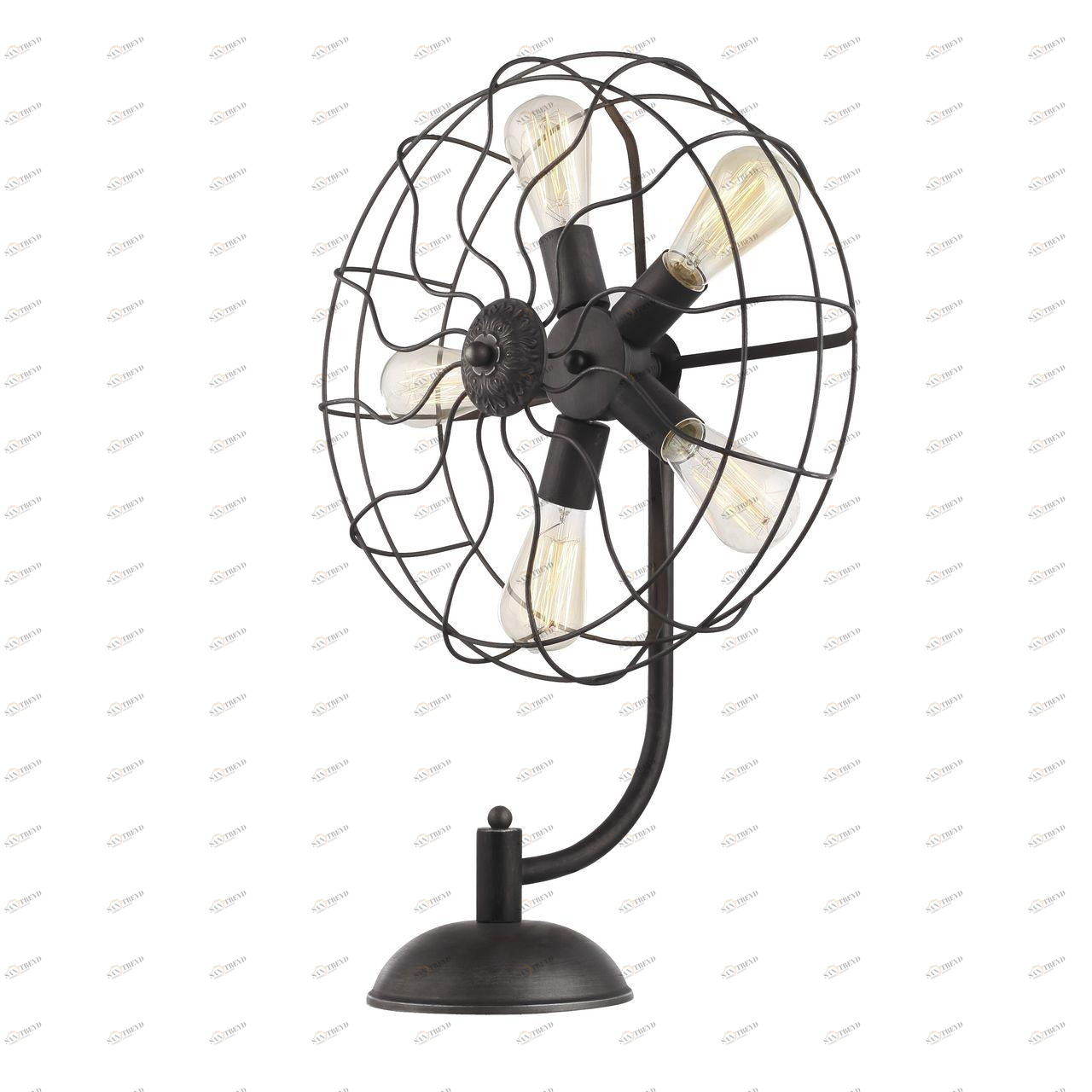 Настольная лампа Divinare Cottero 5002/05 TL-5 DIVINARE ИНТЕРЬЕРНЫЕ 110467 Серебро 