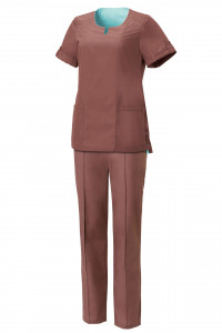 5043397 Костюм женский шоколадный GVENN  Медицинская одежда  размер 64-66/170-176