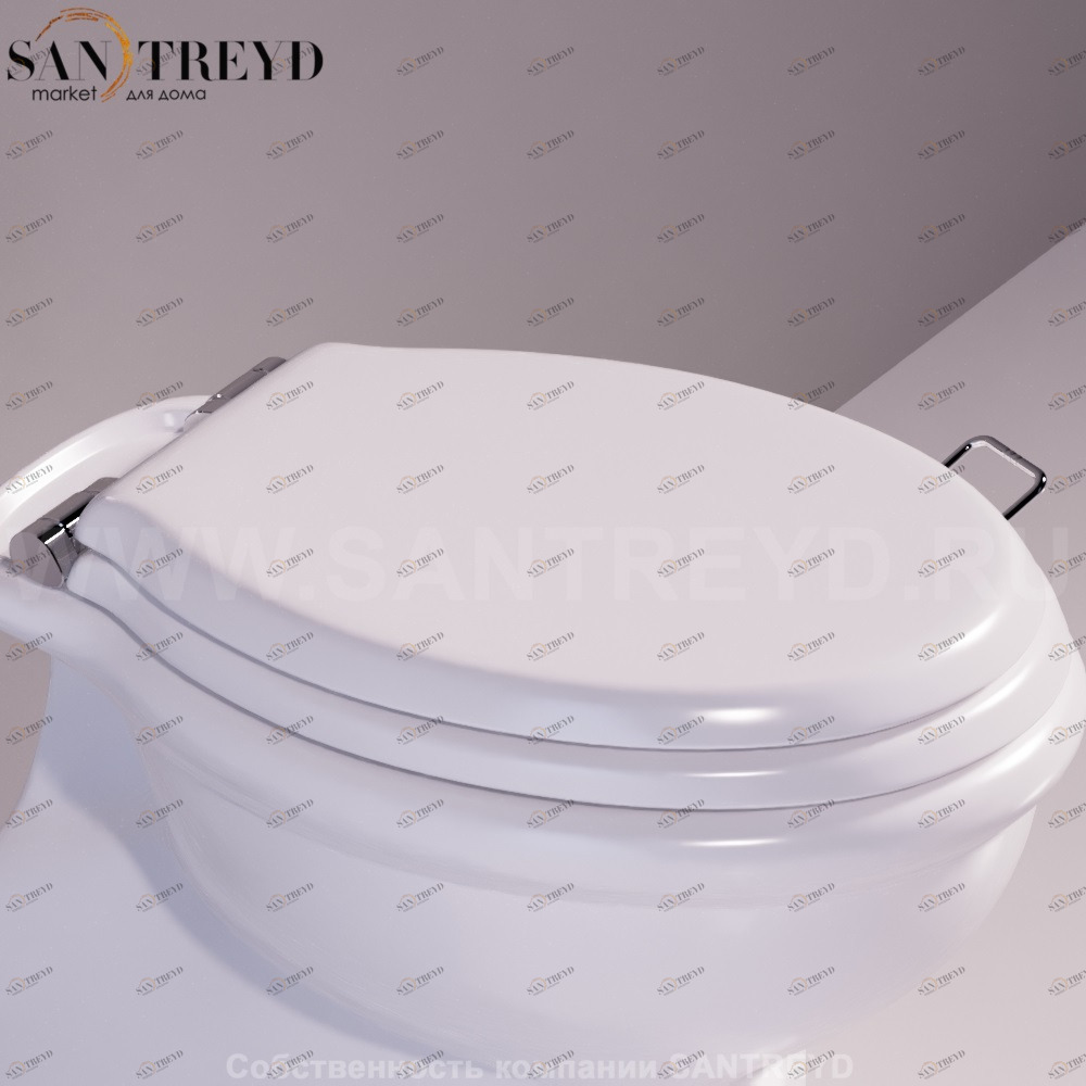 LA006D03BIANCOCR Крышка сиденье для унитаза Simas Lante